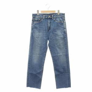 【中古】ブルーブルー BLUE BLUE カットオフデニムパンツ ジーンズ ストレート 30 青 ブルー /DF ■OS メンズ