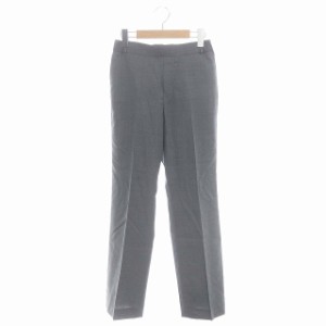 【中古】エーピーストゥディオ 23AW Wool straight easy Pants パンツ ストレート イージー 34 グレー レディース