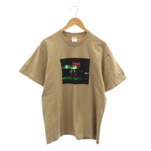 【中古】シュプリーム SUPREME Dash Snow 23AW Hell Tee Tシャツ カットソー 半袖 プリント M 茶 メンズ レディース