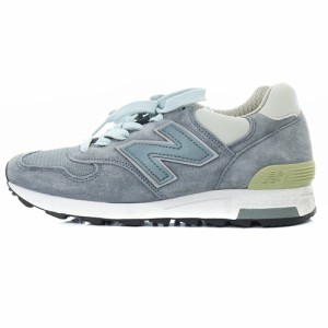 【中古】ニューバランス NEW BALANCE M1400SB USA製 スニーカー ロゴ スエード 24cm グレー /SR8 ■SH レディース