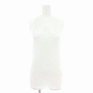 【中古】未使用品 アパルトモン ドゥーズィエムクラス 23SS Soft Stretch Rib Tank Top リブタンクトップ トップス 白