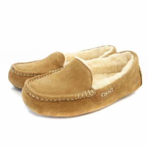 【中古】アグ オーストラリア UGG australia モカシン スリッポン 25cm 茶色 ブラウン /SR23 レディース