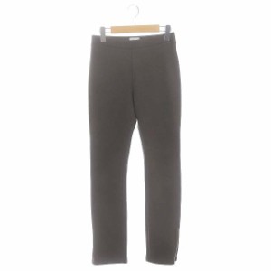 【中古】リジェール アパルトモン FEMME Wool Zip Leggings レギパン スキニーパンツ ストレッチ 茶色 レディース