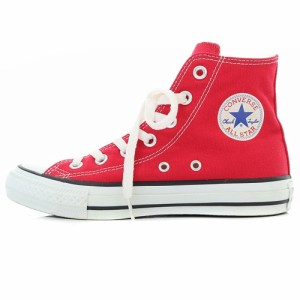 【中古】コンバース CONVERSE ハイカット オールスター スニーカー キャンバス 23cm 赤 レッド /SR24 レディース