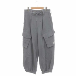 【中古】ワイスリー Y-3 サルエルカーゴパンツ グレー XS /SY ■OS レディース