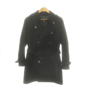 BURBERRY BLACK LABEL トレンチコート M くろ 黒