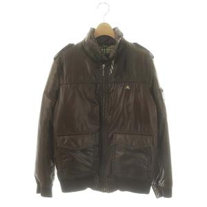 BURBERRY BLACK LABEL ダウンジャケット M ブラウン茶