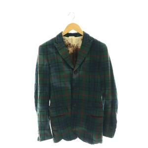 【美品】コムデギャルソンオムプリュス　テーラードジャケット　チェック　S COMME des GARCONS HOMME PLUS(コムデギャルソンオムプリュス