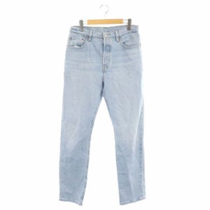 【中古】リーバイス Levi's デニムパンツ ジーンズ ストレート ボタンフライ 29 ライトブルー /CM ■OS ■GY03