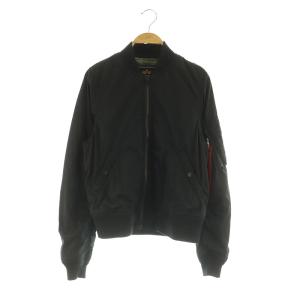 【極美品】アルファ　MA-1 フライトジャケット　黒　XL 中綿 フライトジャケット 中綿 ジャケット MA-1 JAPAN SPEC (ALPHA