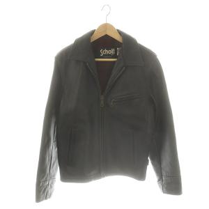 古着アメカジSchott ショットTC ワークジャケット 黒色　L　ワッペン付き 古着アメカジSchott ショットTC ワークジャケット 黒色 L