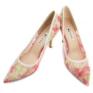 冬バーゲン 特別送料無料 ほぼ新品 Sparkles Diana ポインテッドトゥ スエード レース ネイビー 花柄 ハイヒール パンプス Nicholaskralev Com