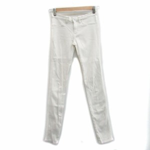 【中古】スライ SLY jeans デニムパンツ ジーンズ スキニーパンツ ロング丈 0 ホワイト 白 /MS45 レディース