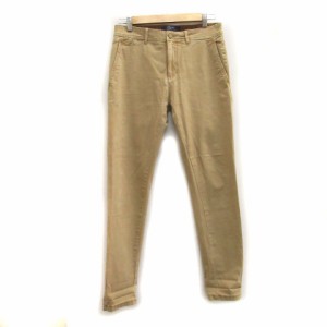 【中古】ザラマン ZARA MAN チノパンツ テーパードパンツ ロング丈 30 ベージュ /MS44 ■MO メンズ