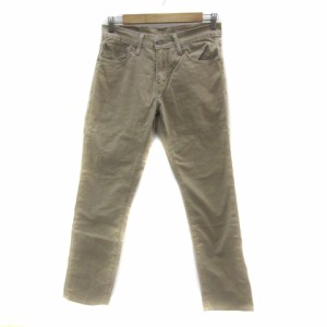 【中古】リーバイス LEVI STRAUSS&CO. デニムパンツ ジーンズ スリム 大きいサイズ 29 ベージュ 511 レディース