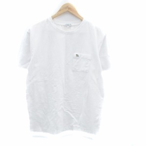 【中古】アーノルドパーマー Arnold Palmer Tシャツ カットソー クルーネック 半袖 L オフホワイト /HO20 メンズ
