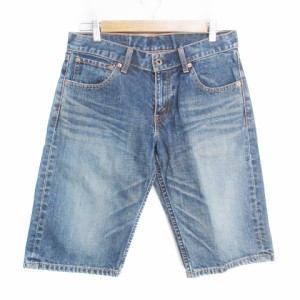 【中古】リーバイス Levi's 554 デニムパンツ ジーンズ ショートパンツ 短パン 30 青 ブルー /FF21 メンズ