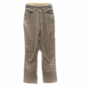 【中古】ラングラー WRANGLER チノパンツ カラーパンツ ロング丈 27-4 茶色 ブラウン /HO22 ■MO レディース