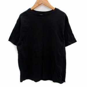 【中古】ザラ ZARA Tシャツ カットソー 半袖 ラウンドネック 無地 13-14 紺 ネイビー /SM5 男の子 キッズ