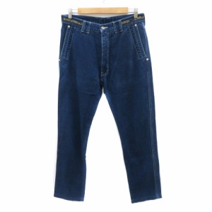 【中古】ハーディエイミス HARDY AMIES デニムパンツ ジーンズ テーパードパンツ アンクル丈 85 インディゴ メンズ