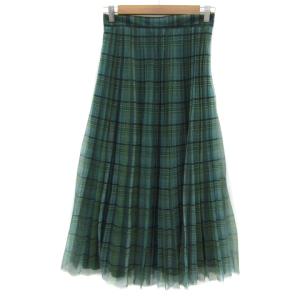 グリーン チュール スカートの通販｜au PAY マーケット 