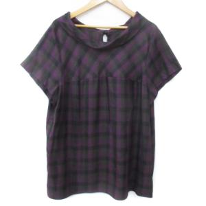 パープル チェック シャツ レディースの通販｜au PAY マーケット 