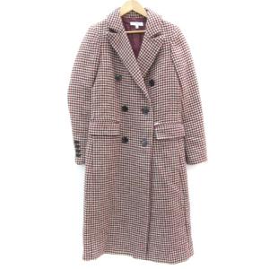 【美品】ワコマリア カシミヤ混 チェスターコート ダブル ボルドー 美品】ワコマリア カシミヤ混 チェスターコート ダブル ボルドー