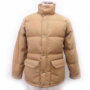 【中古】ザノースフェイス THE NORTH FACE 国内正規 ジャケット アウター ダウン ジップアップ XS ベージュ 茶 /TT