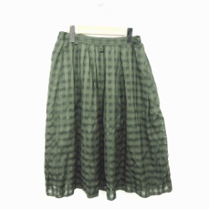 ロング スカート グリーン チェックの通販|au PAY マーケット