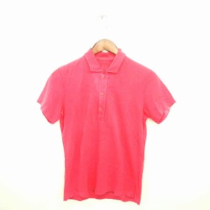 【中古】フォーティーファイブアールピーエム  45R 45rpm シャツ ポロシャツ ステンカラー 無地 綿 半袖 2 ピンク