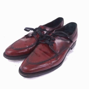 【中古】パラブーツ Paraboot オックスフォードシューズ 革靴 レースアップ 8 赤茶 レッドブラウン /TT8 メンズ