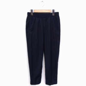 【中古】ザラ トラファルック ZARA Trafaluc イージー パンツ チェック柄 ロールアップ XS ネイビー 紺 /FT レディース