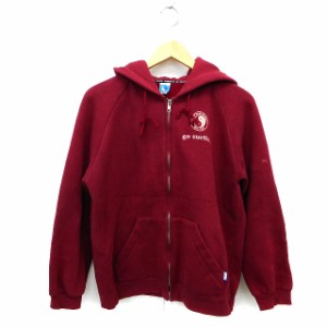 【中古】T&Cサーフデザインズ T&C SURF DESIGNS パーカー アウター ジップアップ 裏起毛 リブ ロゴ ラグランスリーブ