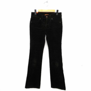 【中古】リーバイス レディースタイル LEVI'S LADY STYLE パンツ フレア コーデュロイ ローライズ コットン 綿 28