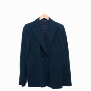 【中古】ザラウーマン ZARA WOMAN ジャケット ブレザー テーラードジャケット 無地 シンプル  M 緑 /KT3 レディース