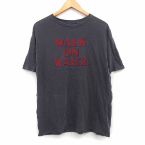 【中古】アングリッド UNGRID WALK ON WATER CONTINENTAL TOUR 79’ Tシャツ ツアーT プリント 切替リブ 五分袖 丸首