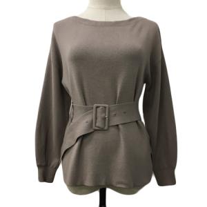 新品】 ジャスグリッティー フラッフィーボートニット ピンク