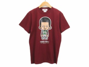 【中古】楽天イーグルス TOHOKU GREEN 嶋 panson Tシャツ 半袖 S 赤 エンジ メンズ