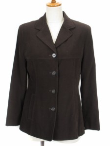 【中古】ジェラールダレル GERARD DAREL ジャケット テーラード 9 茶 ブラウン レディース