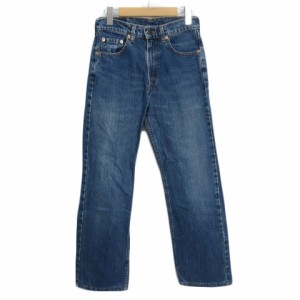 【中古】リーバイス Levi's 512-02 パンツ ジーンズ デニム ストレート 28 青 ブルー メンズ