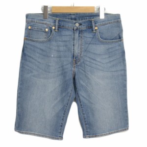 【中古】リーバイス Levi's 502 ハーフパンツ デニム ストレッチ 33 青 ブルー メンズ