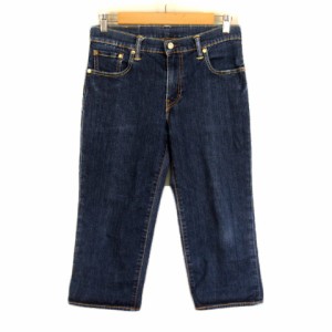 【中古】リーバイス Levi's 502 パンツ ジーンズ デニム クロップド 30 青 ブルー メンズ