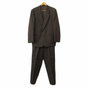 【中古】ジュンメン JUN MEN 90s スーツ ジャケット パンツ ウール M 茶 ブラウン メンズ