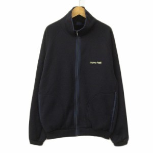 【中古】モンベル Montbell 80s トラックジャケット 裏ボア XL 紺 ネイビー メンズ