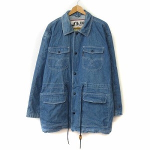 【中古】J2 Mr.JUNKO JEANS ミスタージュンコ ヴィンテージ ジャケット コート デニム M 青 ブルー メンズ