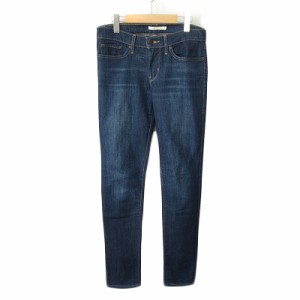 【中古】リーバイス Levi's パンツ ジーンズ デニム スキニー 27 青 ブルー レディース