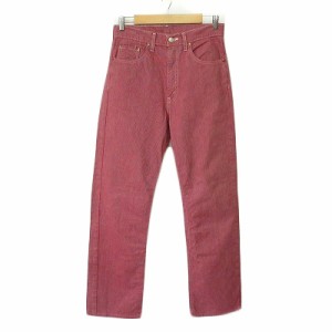 【中古】リーバイス Levi's 512 90s 94年製 日本製 パンツ ジーンズ デニム ヒッコリー 31 赤 レッド メンズ