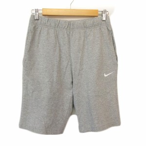 【中古】ナイキ NIKE ハーフパンツ ショート カットソー M 国内正規 グレー メンズ