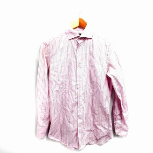 髪型 最新ピンク ストライプ シャツ メンズ