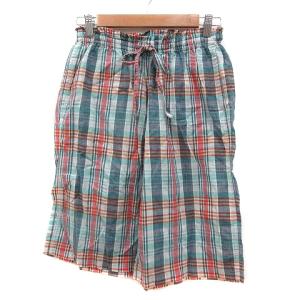 水色 チェック パンツの通販 Au Pay マーケット